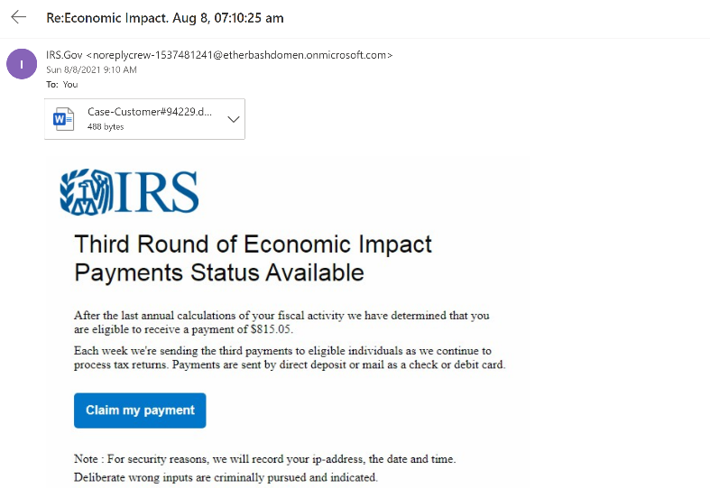 Irs Gov Tax Refund Email