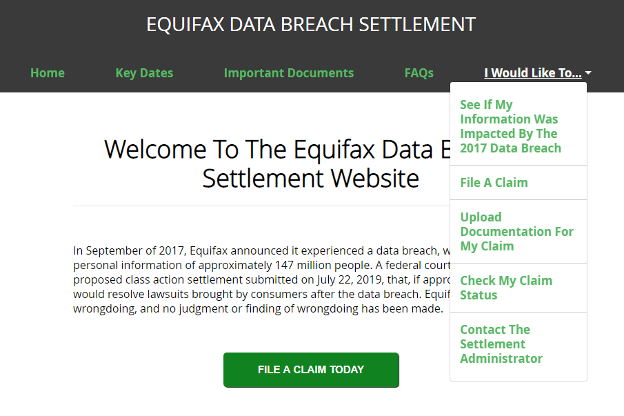 How to File an Equifax Claim for Data Breach Settlement ITRC