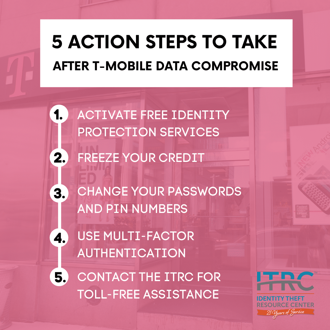 TMobile Data Breach What Steps to Take Now ITRC