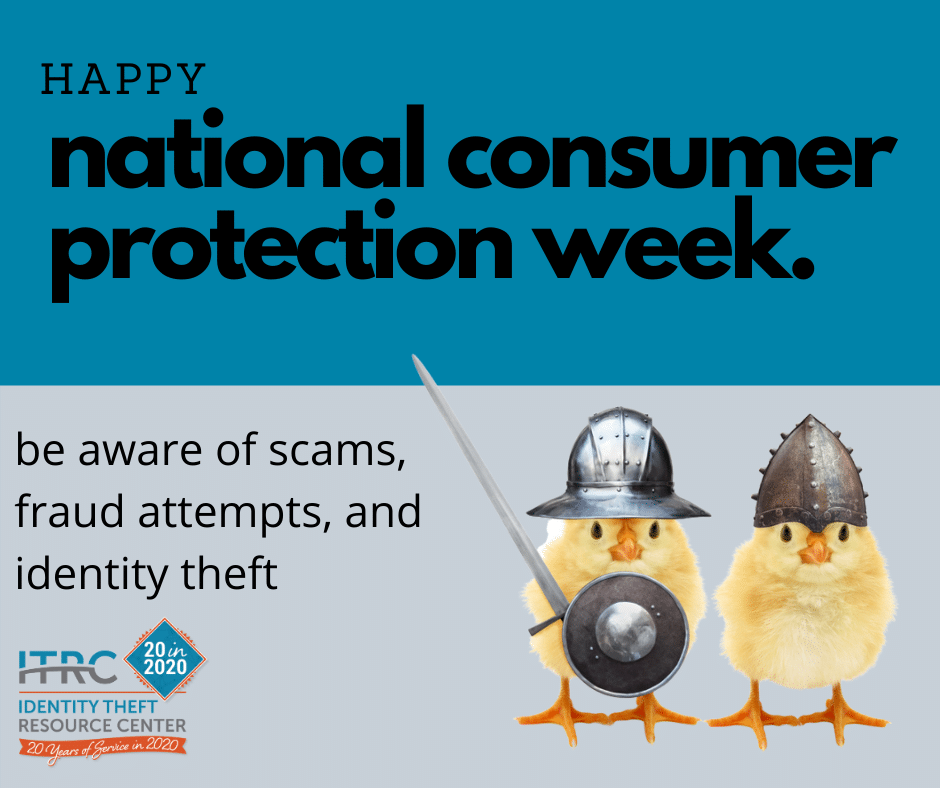 It's National Consumer Protection Week! - ITRC