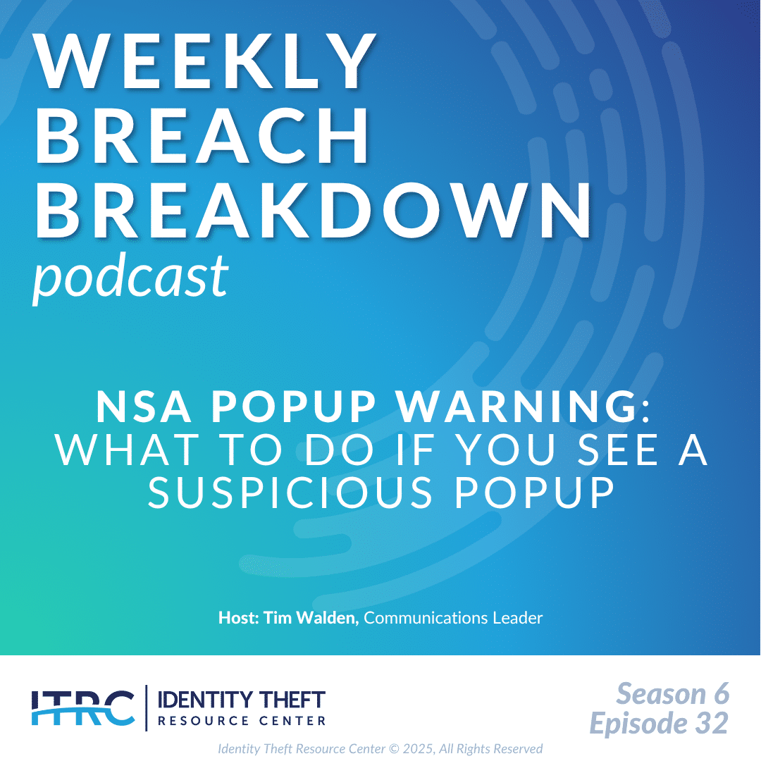 Weekly Breach Breakdown: NSA Popup Warning