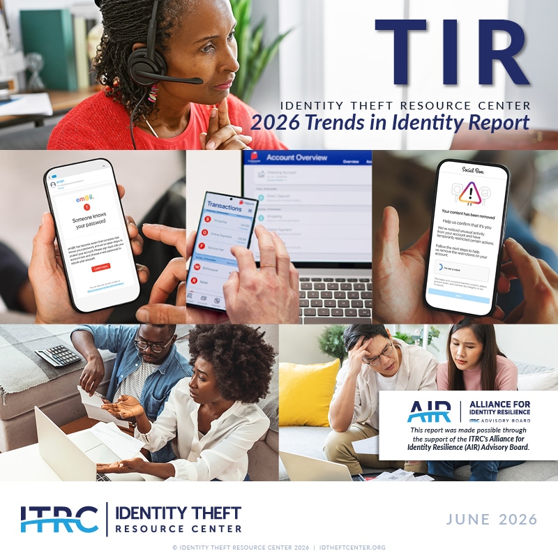 Cover Image for the ITRC 2026 Trends in Identity Report