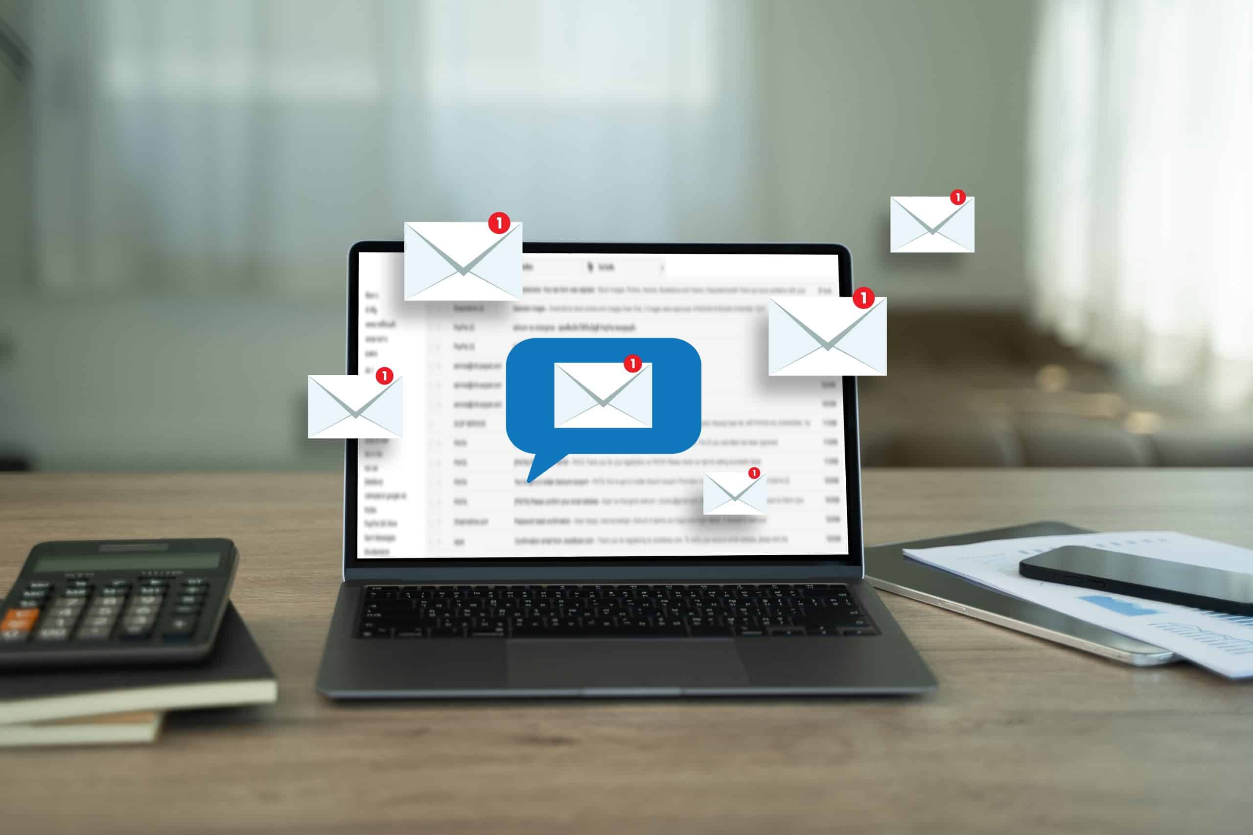 Image of incoming email.
